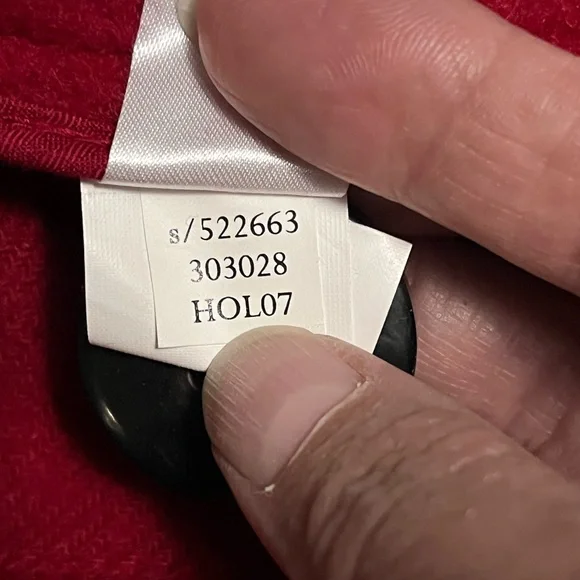 3 for $30 GAP Red Double-Breasted Women's Jacket - Picture 9 of 11